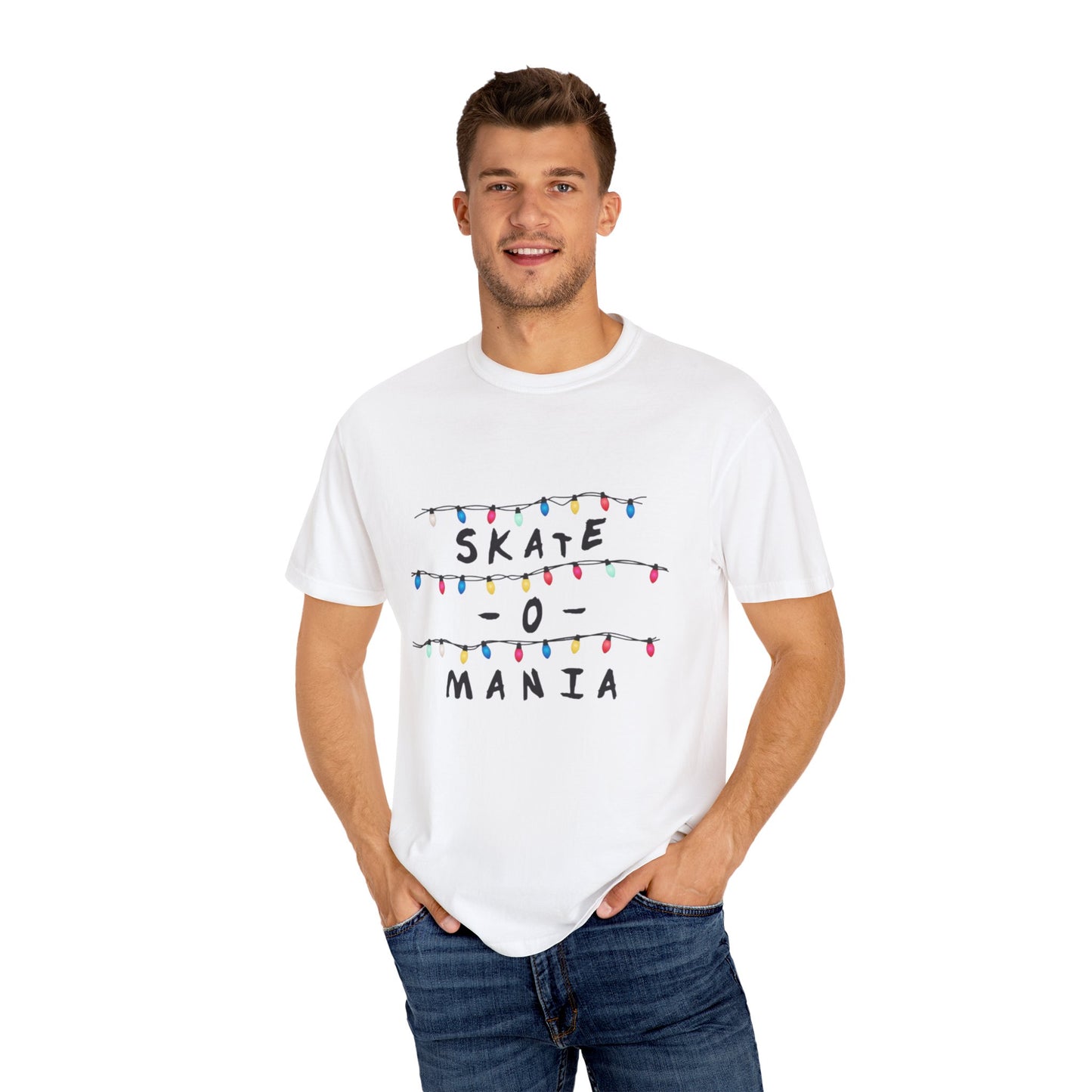 Stranger Christmas Lights Skate-O-Mania T-shirt