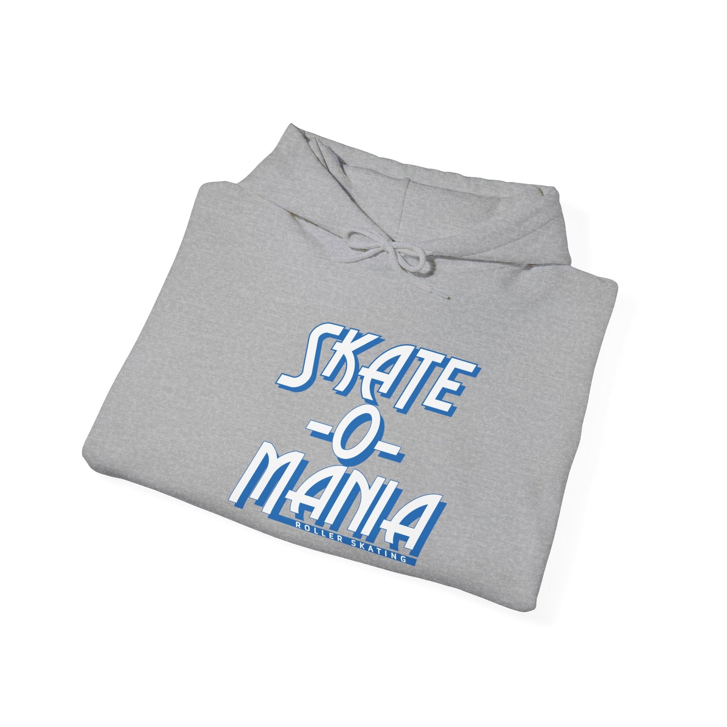 Classic Blue & White Skate-O-Mania Logo Hooded Sweatshirt