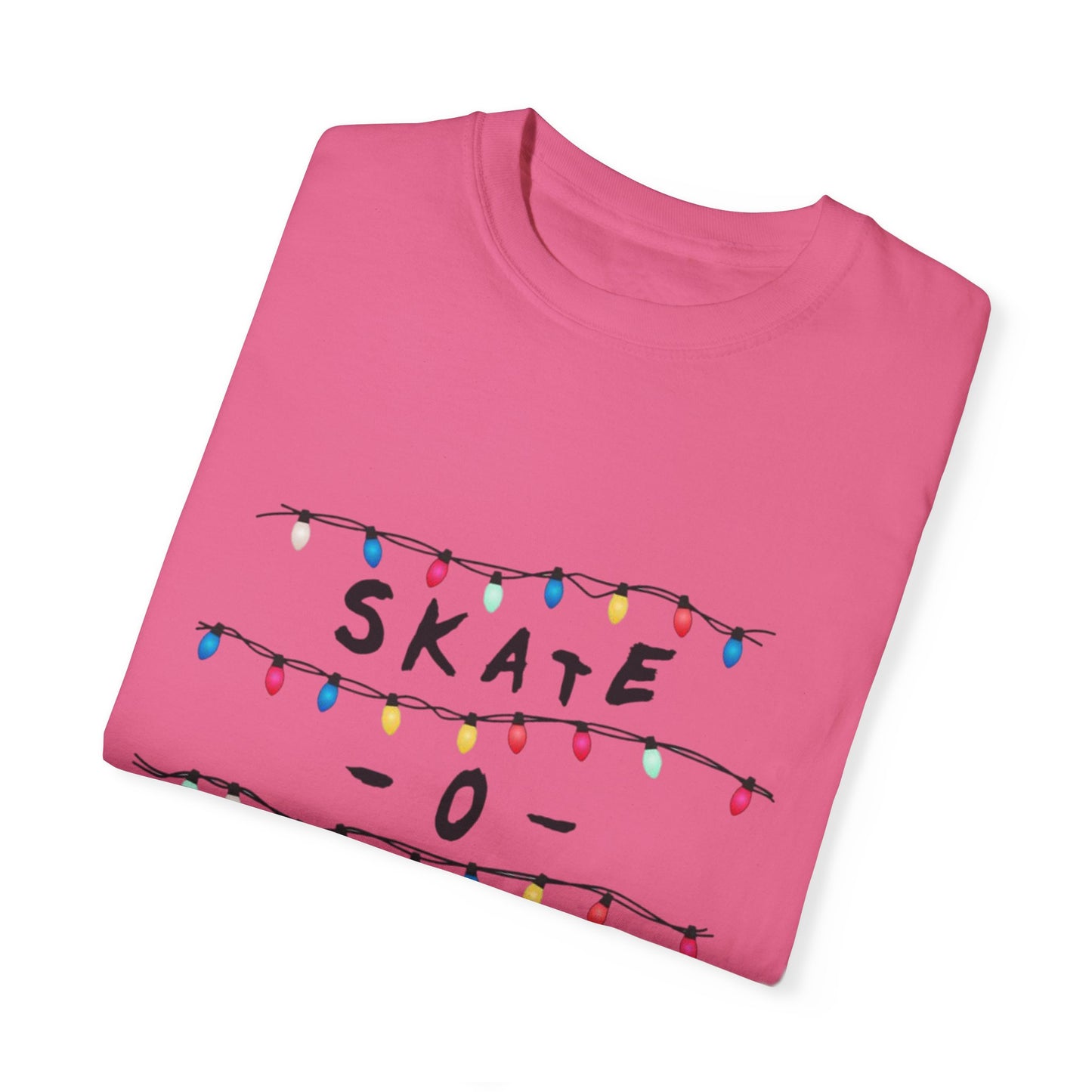 Stranger Christmas Lights Skate-O-Mania T-shirt
