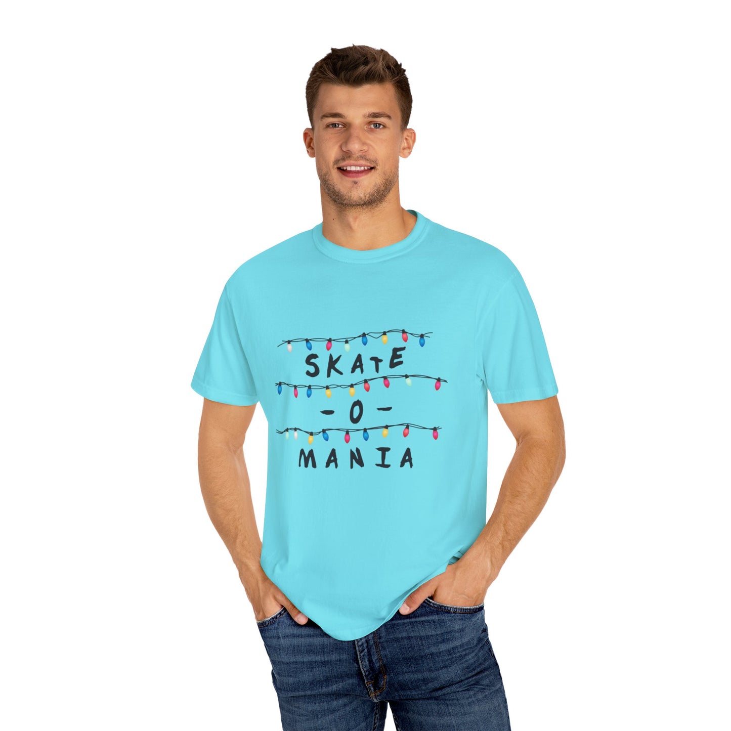 Stranger Christmas Lights Skate-O-Mania T-shirt