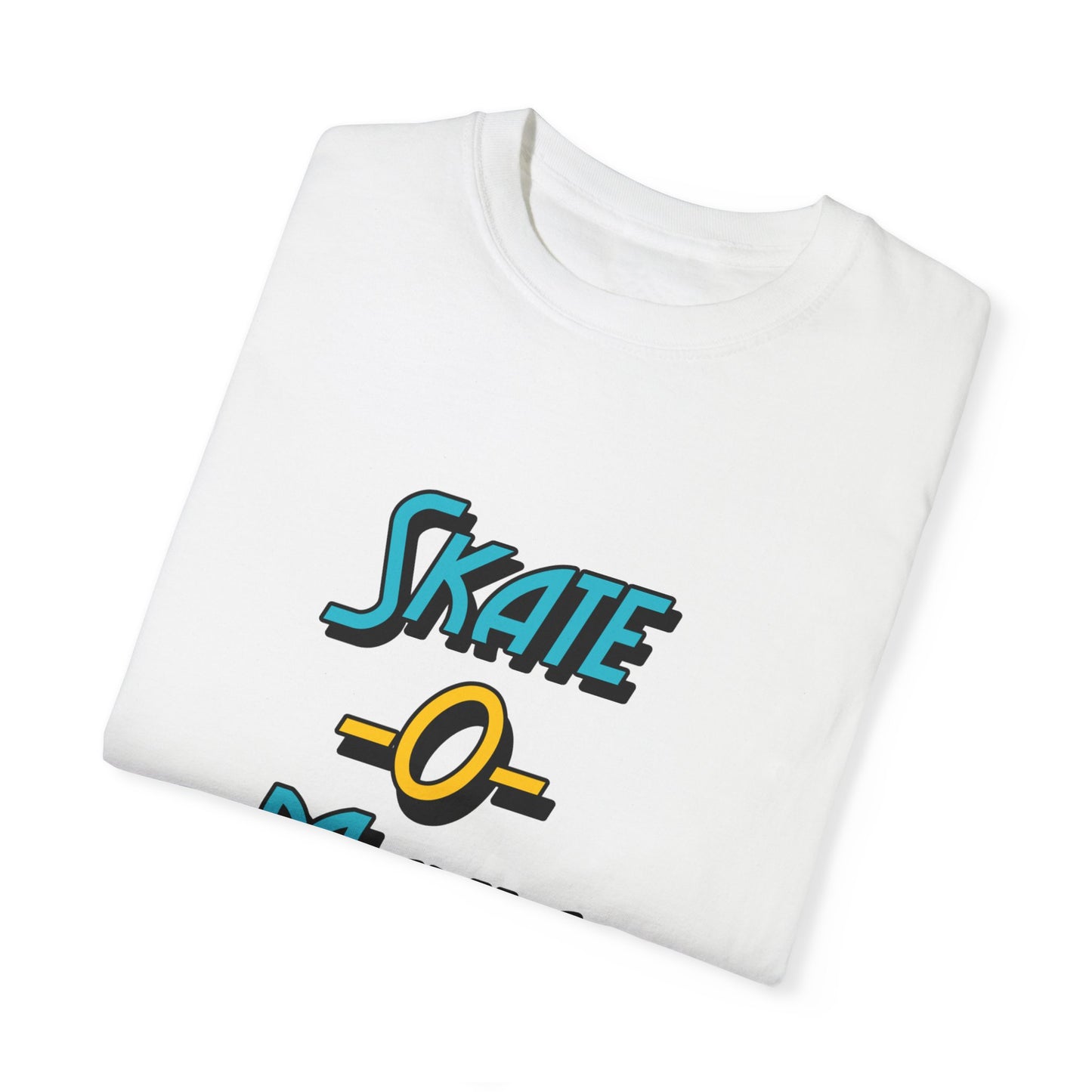 Teal and Yellow Classic Logo Unisex Garment-Dyed T-shirt