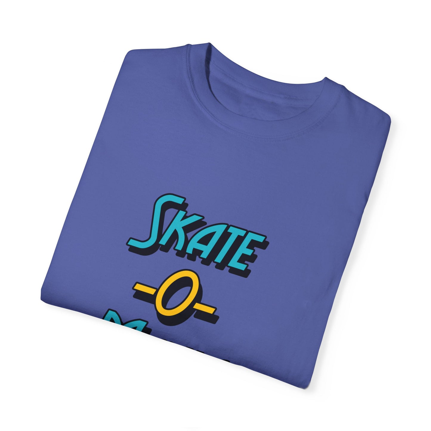 Teal and Yellow Classic Logo Unisex Garment-Dyed T-shirt