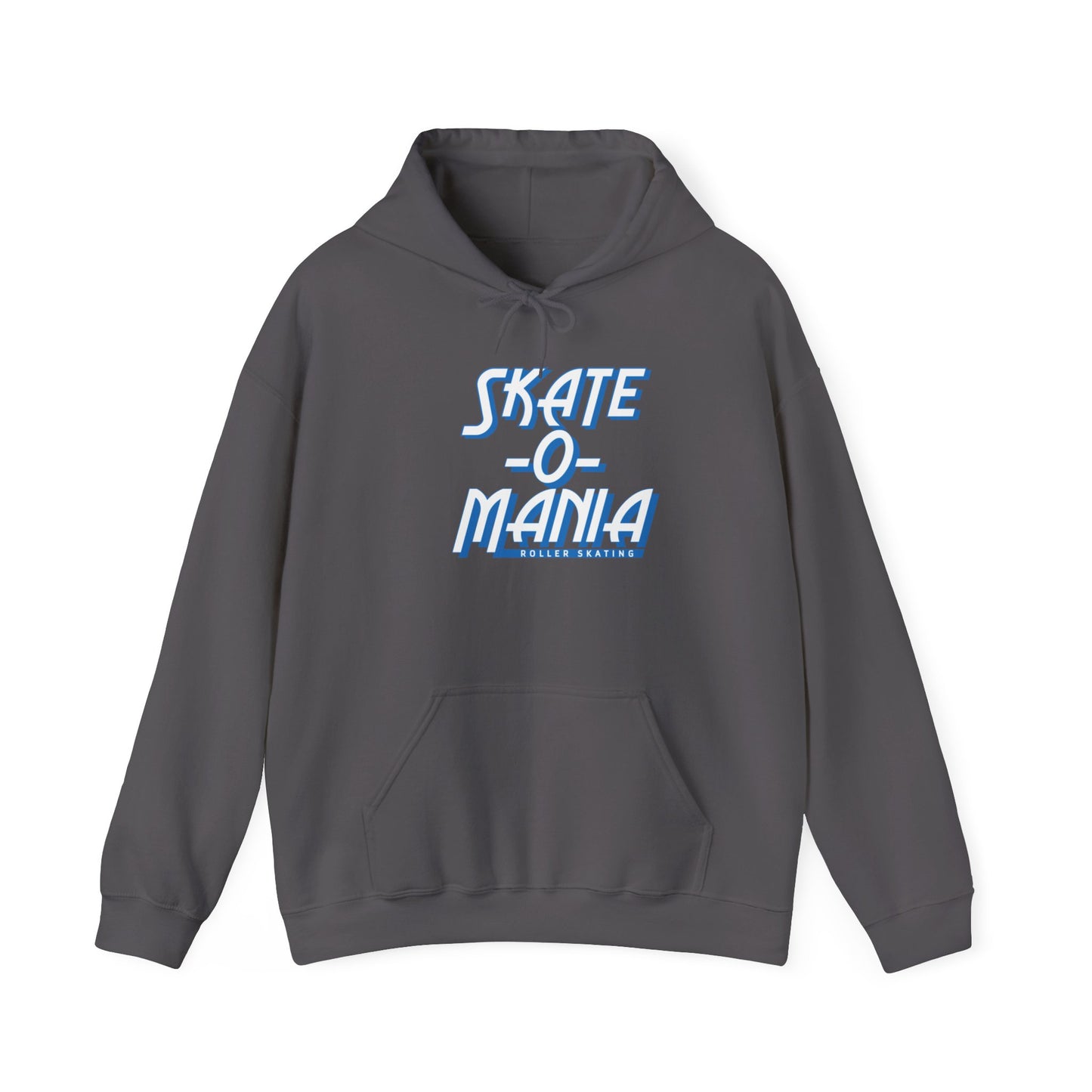 Classic Blue & White Skate-O-Mania Logo Hooded Sweatshirt