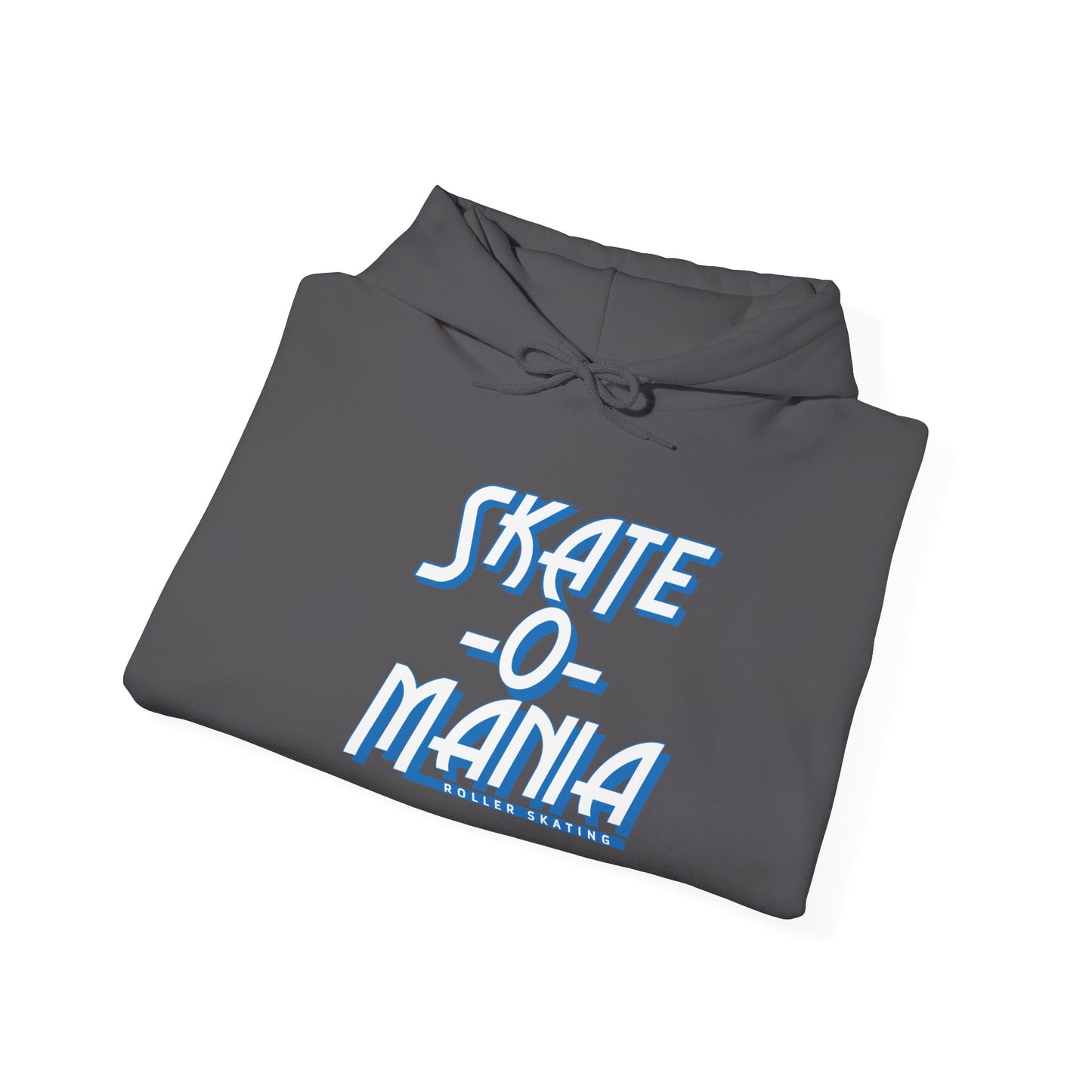 Classic Blue & White Skate-O-Mania Logo Hooded Sweatshirt