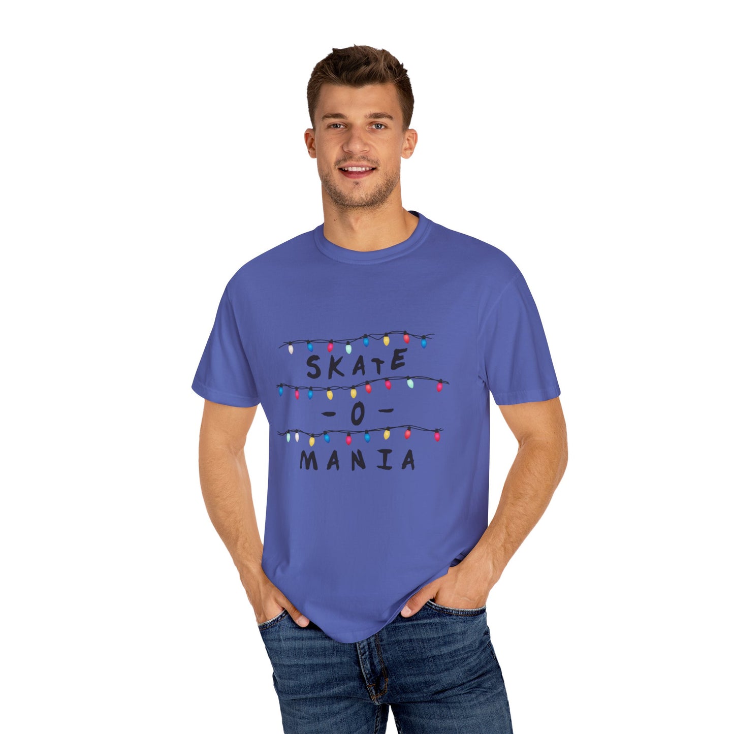 Stranger Christmas Lights Skate-O-Mania T-shirt