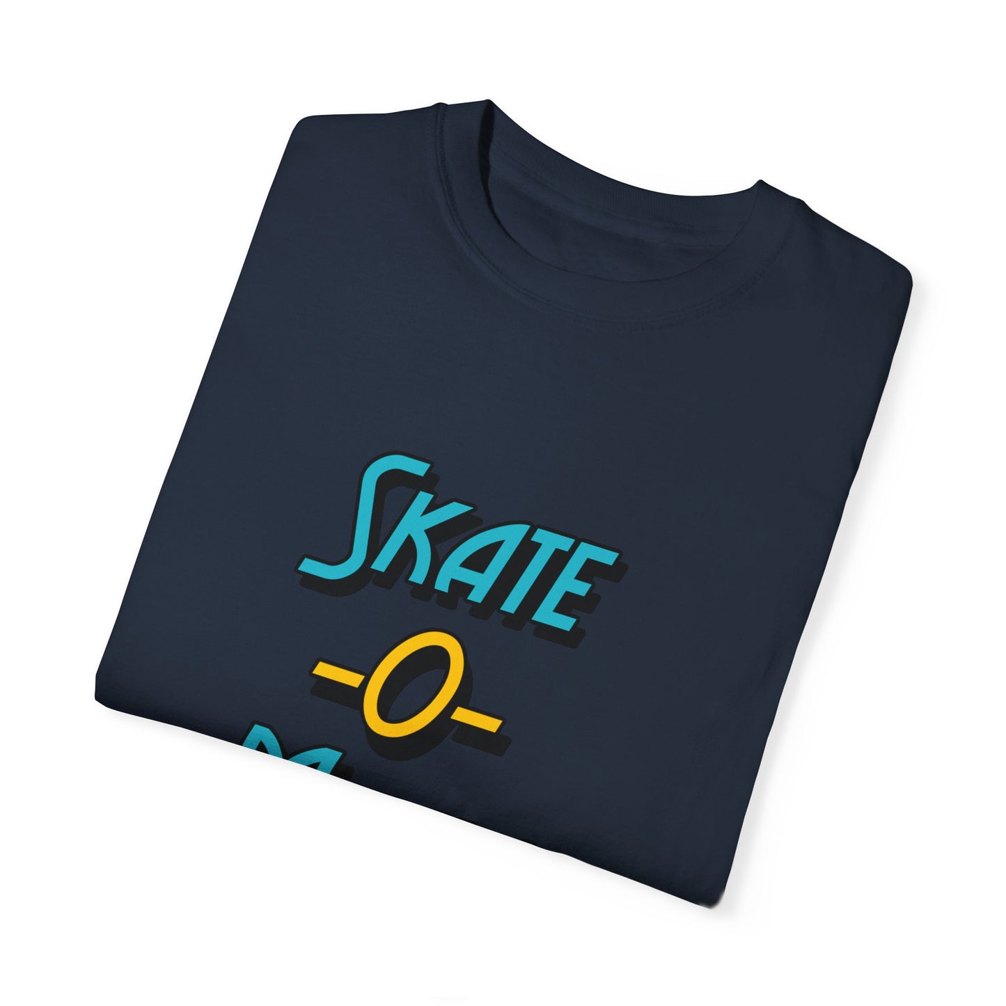 Teal and Yellow Classic Logo Unisex Garment-Dyed T-shirt