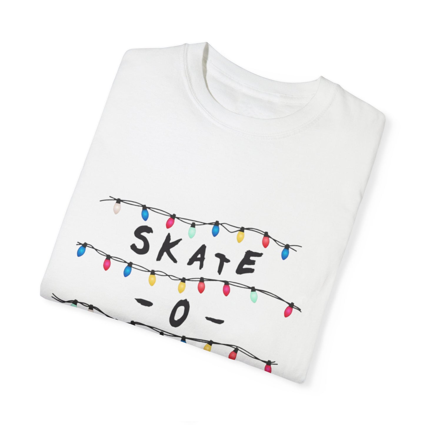 Stranger Christmas Lights Skate-O-Mania T-shirt