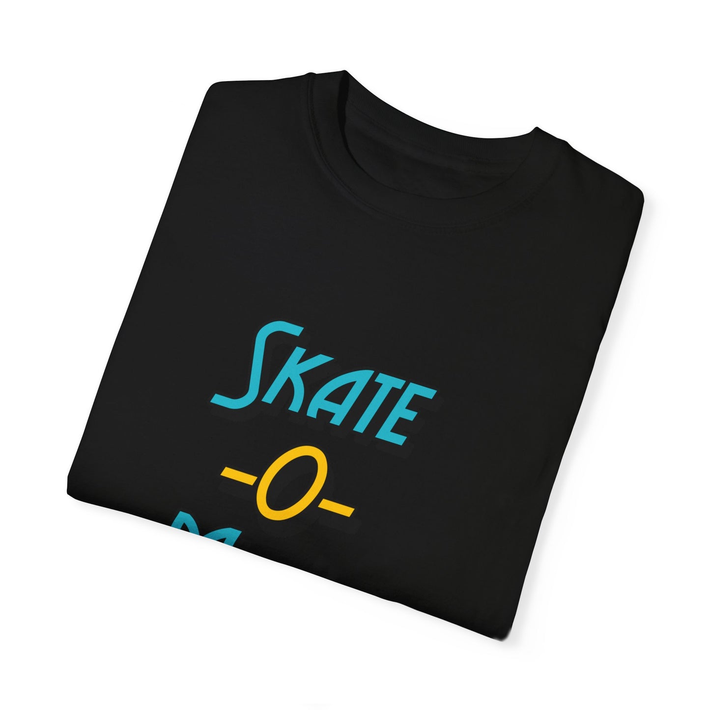 Teal and Yellow Classic Logo Unisex Garment-Dyed T-shirt