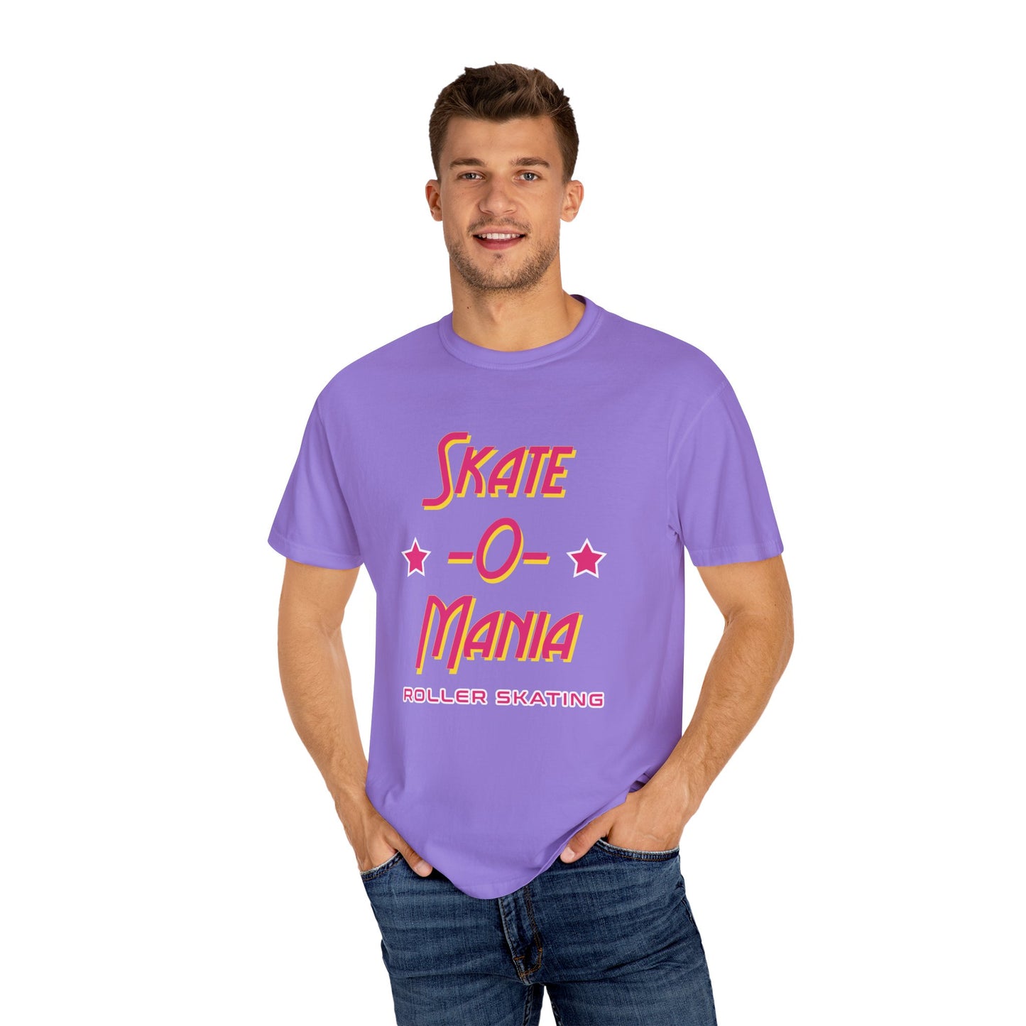 Red & Orange Classic Skate-O-Mania Logo T-shirt