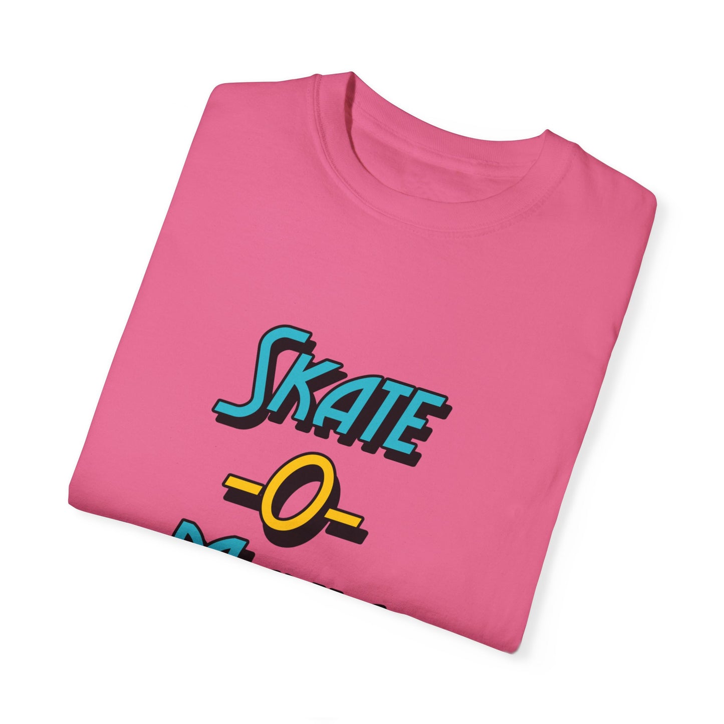 Teal and Yellow Classic Logo Unisex Garment-Dyed T-shirt