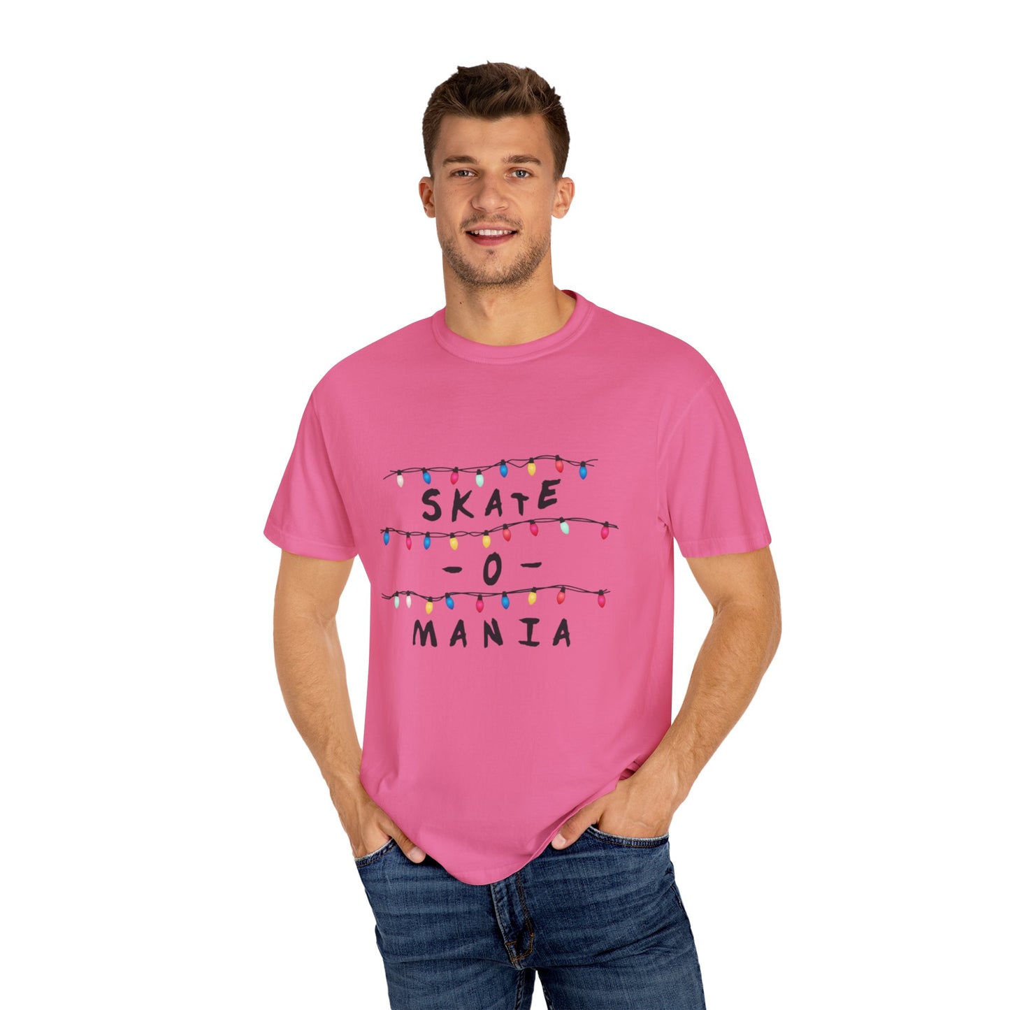 Stranger Christmas Lights Skate-O-Mania T-shirt