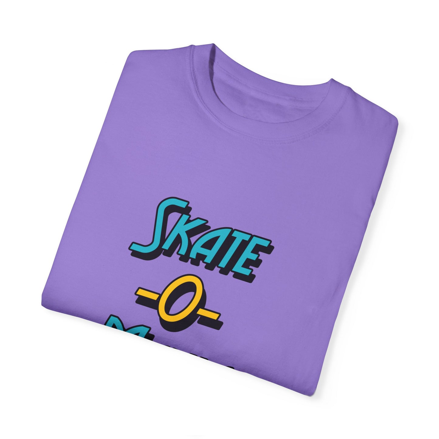 Teal and Yellow Classic Logo Unisex Garment-Dyed T-shirt