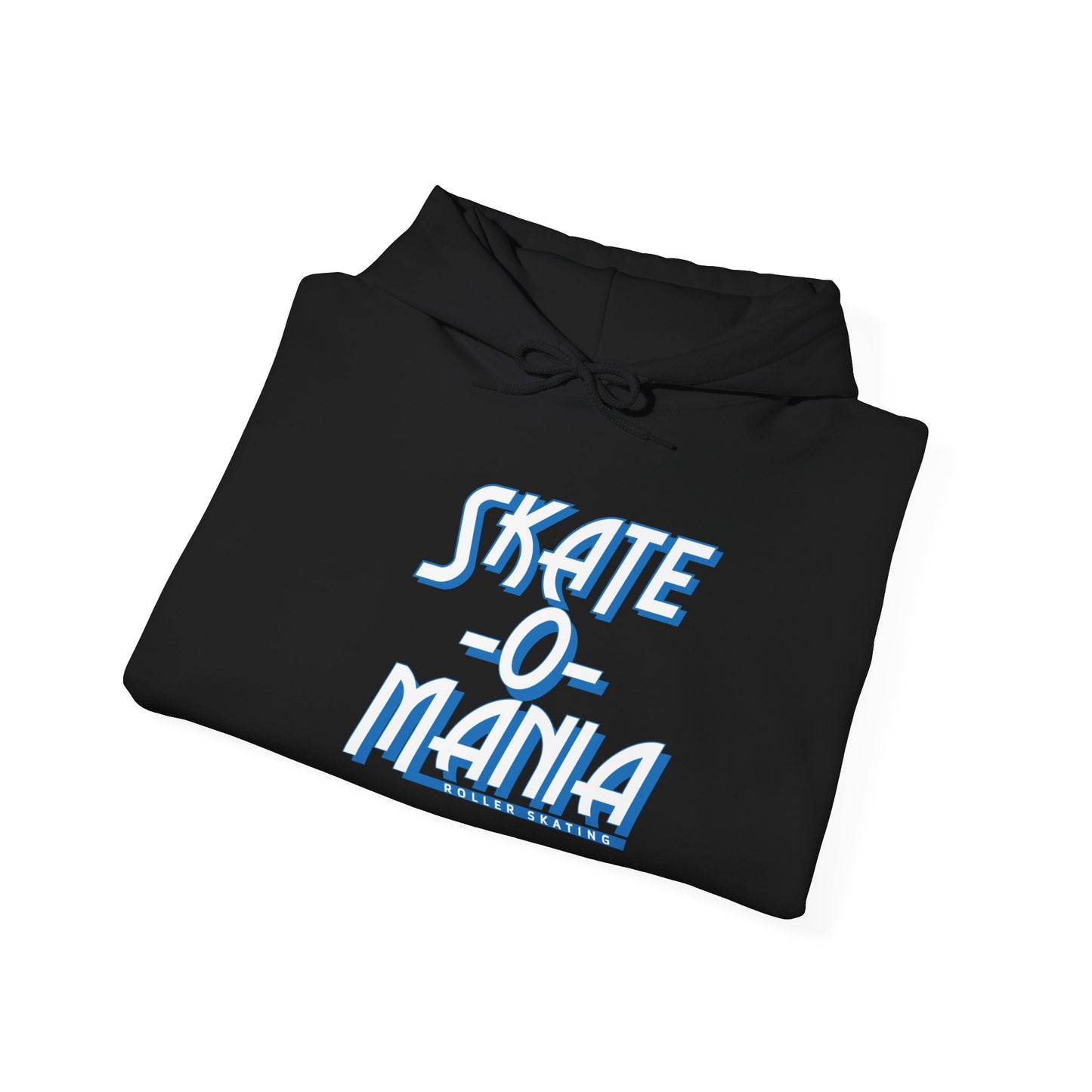 Classic Blue & White Skate-O-Mania Logo Hooded Sweatshirt
