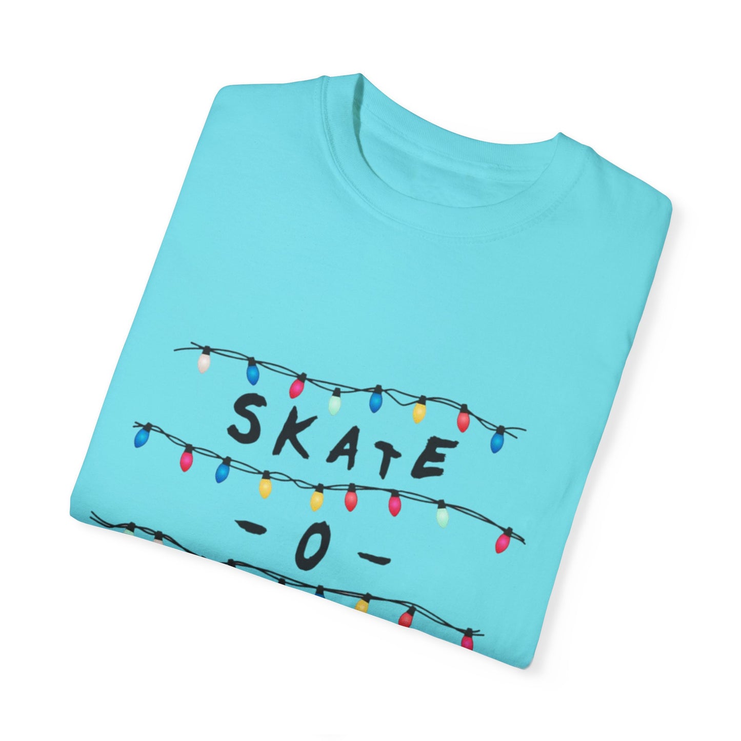 Stranger Christmas Lights Skate-O-Mania T-shirt